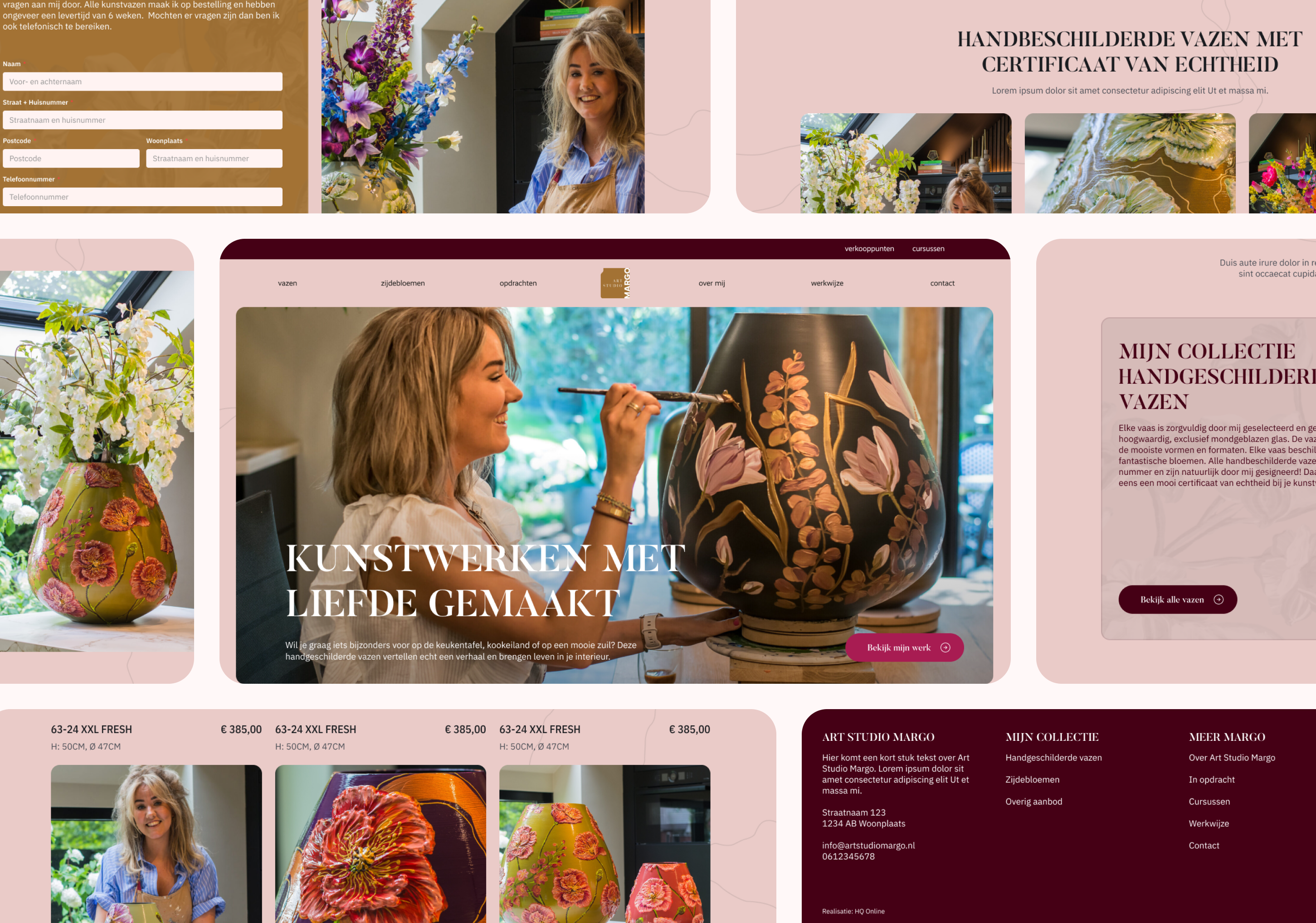 Image showing various elements of the project.