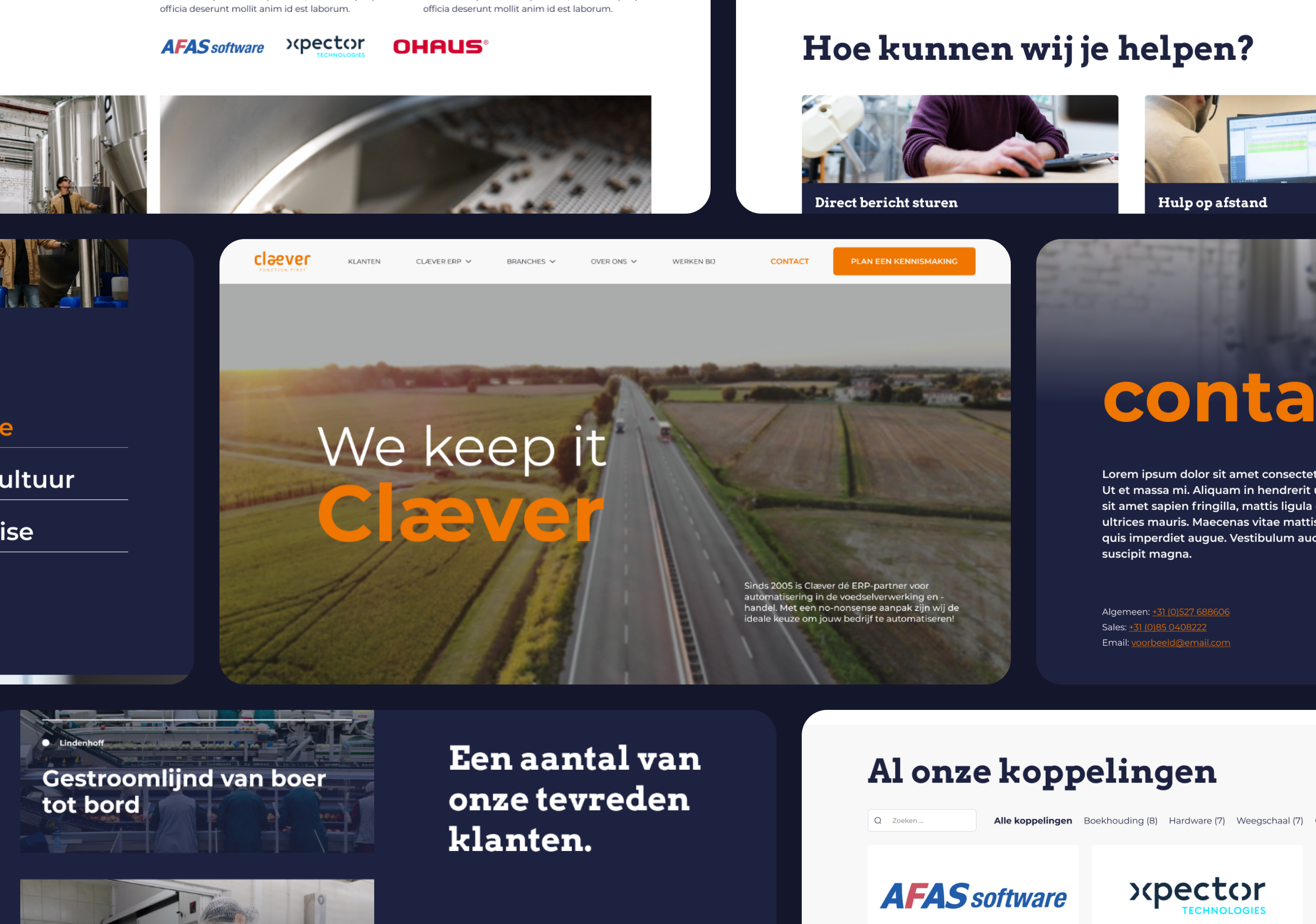 Image showing various elements of the project.